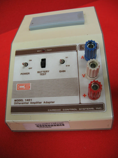 Cardiac Control Systems Inc VERSTÄRKERADAPTER MODELL 1401