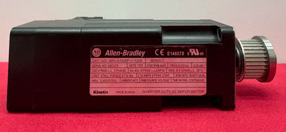 Allen Bradley AB INVERTED DUTY AC SERVO MOTOR  MPL-A1530F-V-X205 SER C FOR PARTS