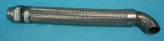 FLEX METAL CUSTOM AROMORED STEEL TUBE 15" BODY X 2 1/4" OD, STEEL INSIDE BELLOWS