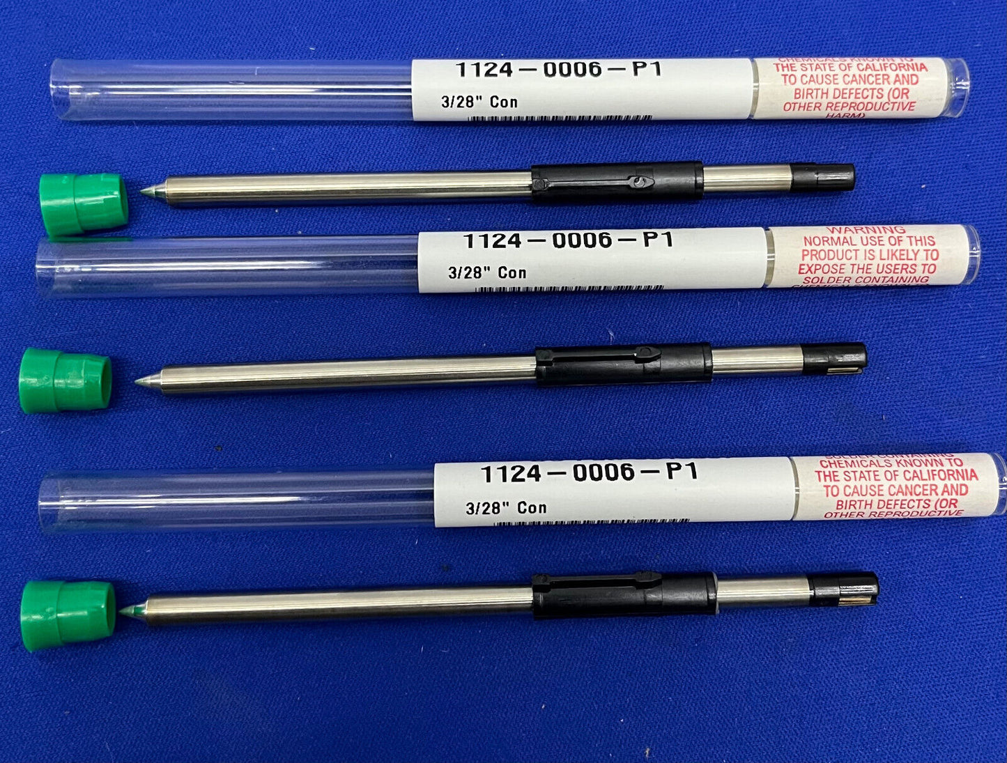 PACE 1124-0006-P1 円錐形シャープはんだ延長先端 3/28 インチ - 1 ロット数量 3 