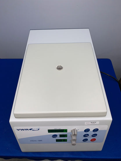 VWR MICRO 18R CENTRIFUGE REFRIGERATED BENCHTOP MICROCEMTRIFUGE 15000 RPM