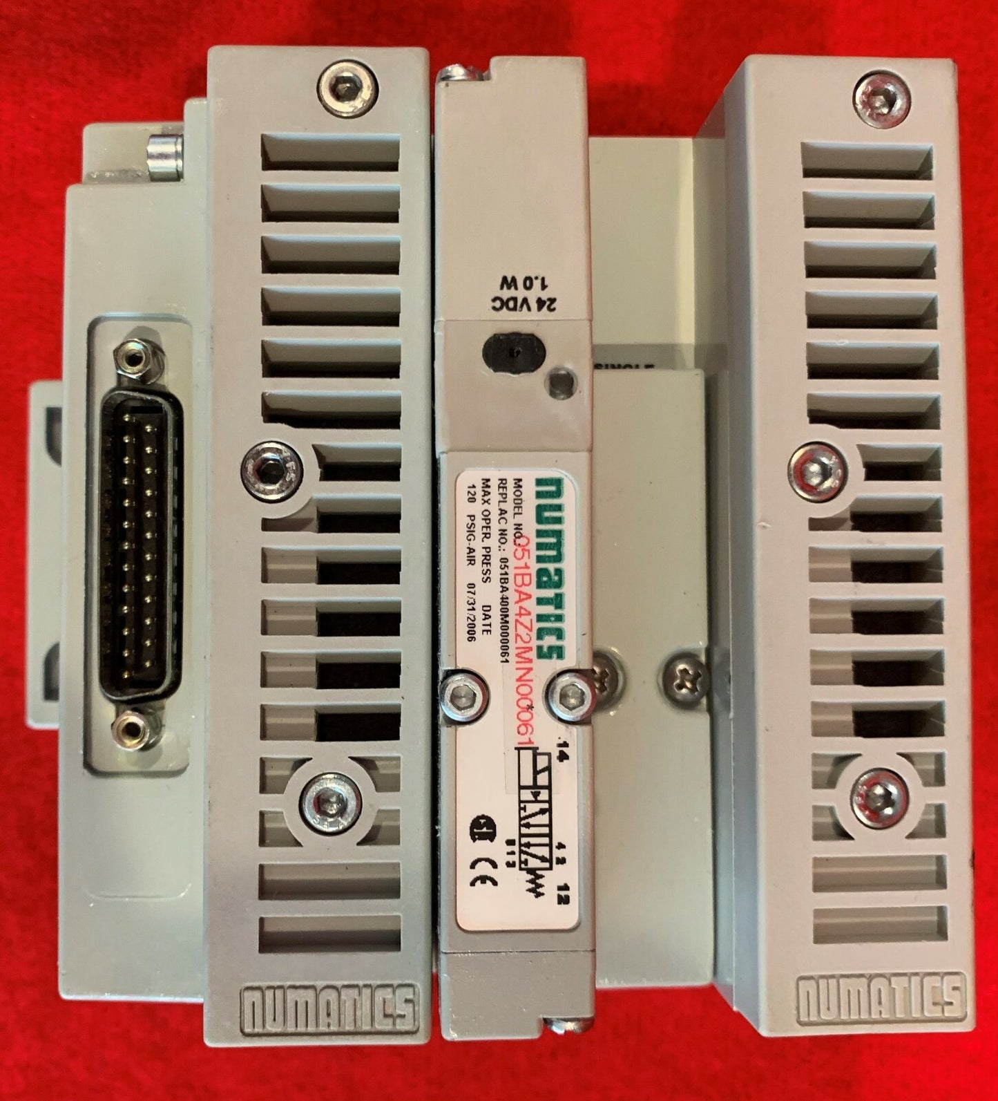 ENSEMBLE DE VANNE PNEUMATIQUE ÉLECTROVANNE NUMATICS BANQUE 051BA4Z2MN00061 