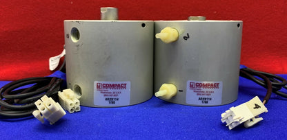 Lot de 2 vérins pneumatiques à piston Compact Air Products AR2X114 