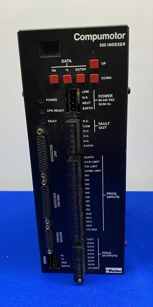 PARKER COMPUMOTOR 500 INDEXER COMPUTER INTERFACE MOTOR CONTROLLER