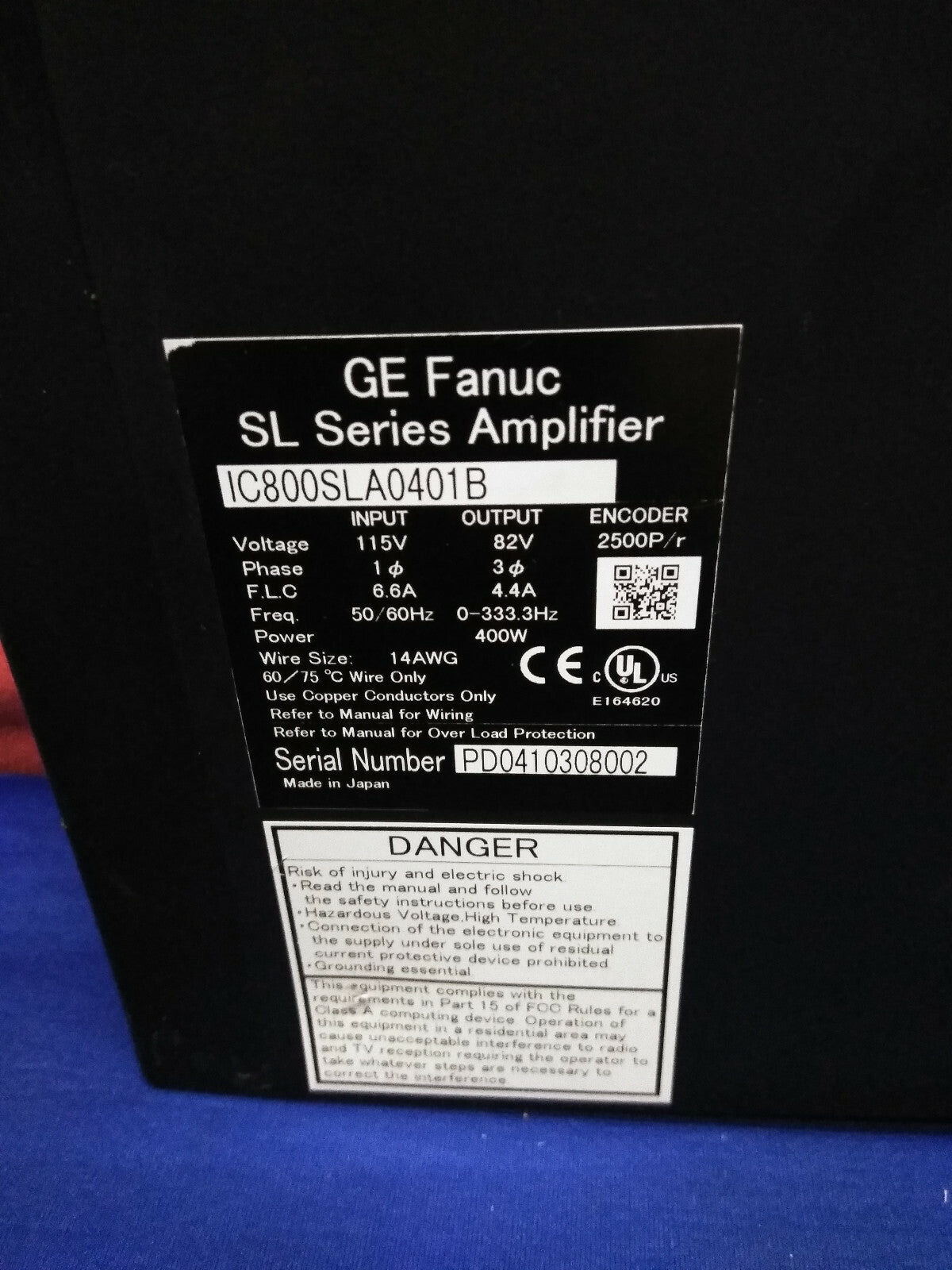 GE FANUC SL-SERIE VERSTÄRKER IC800SLA0401B