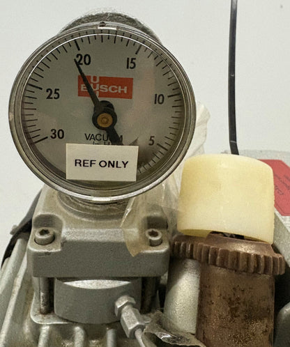 BUSCH RA0025.E506.1001 ROTARY VANE VACUUM PUMP W/ TOSHIBA MOTOR - PARTS REPAIR