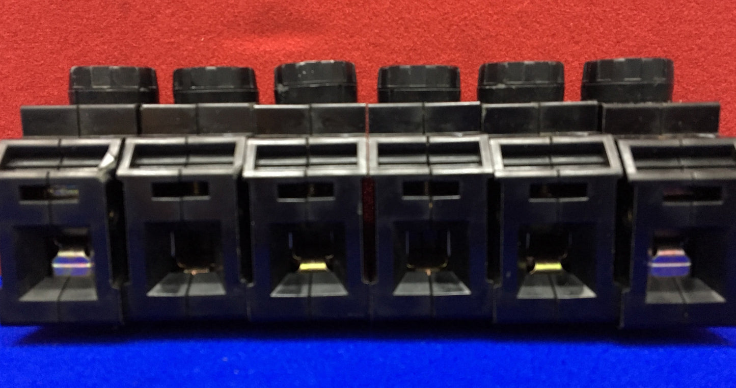 '1 LOT QTY 6' PHOENIX CONTACT USEN 18 FUSE HOLDER ELEMENT TERMINAL BLOCKS