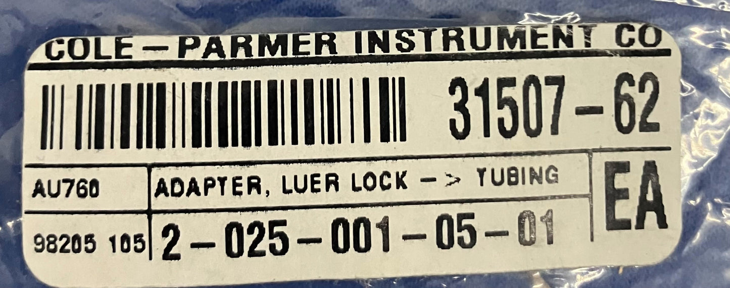 COLE-PARMER INSTRUMENTS CO. 31507-62 LOT DE 2
