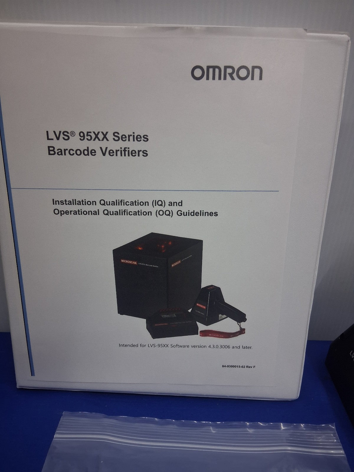 OMRON MICROSCAN LVS-9580 VERIFIER 9580-C-3 Handheld Barcode Verifier/ Scanner