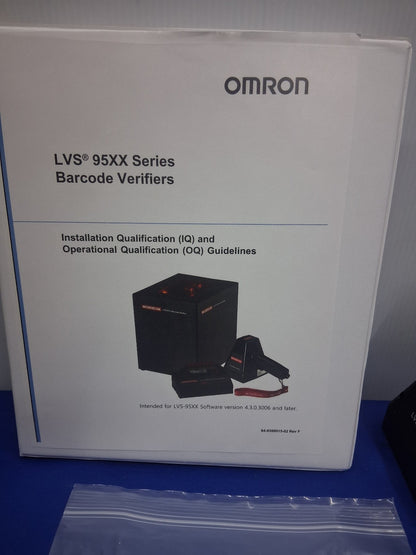 OMRON MICROSCAN LVS-9580 VERIFIER 9580-C-3 Handheld Barcode Verifier/ Scanner