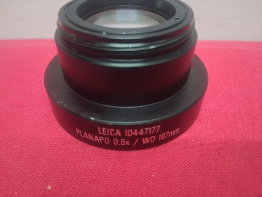 LEICA 10447177 PLANAPO 0.5X / WD 187MM OBJECTIVE LENS FOR DIGITAL / STEREO SCOPE