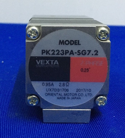 ORIENTAL MOTORS PK223PA-SG7.2 STEPPER MOTOR