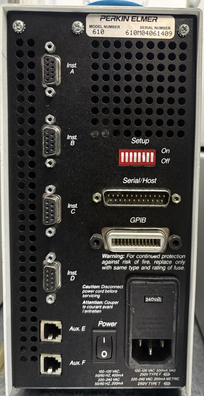 PERKIN ELMER SERIES 200 AUTO SAMPLER N2930100 SEE AD FOR ADD'L ITEMS - FOR PARTS