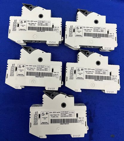 Porte-fusible AB ALLEN BRADLEY 1492-FB1C30-D1 72 V 30 A LOT DE 9