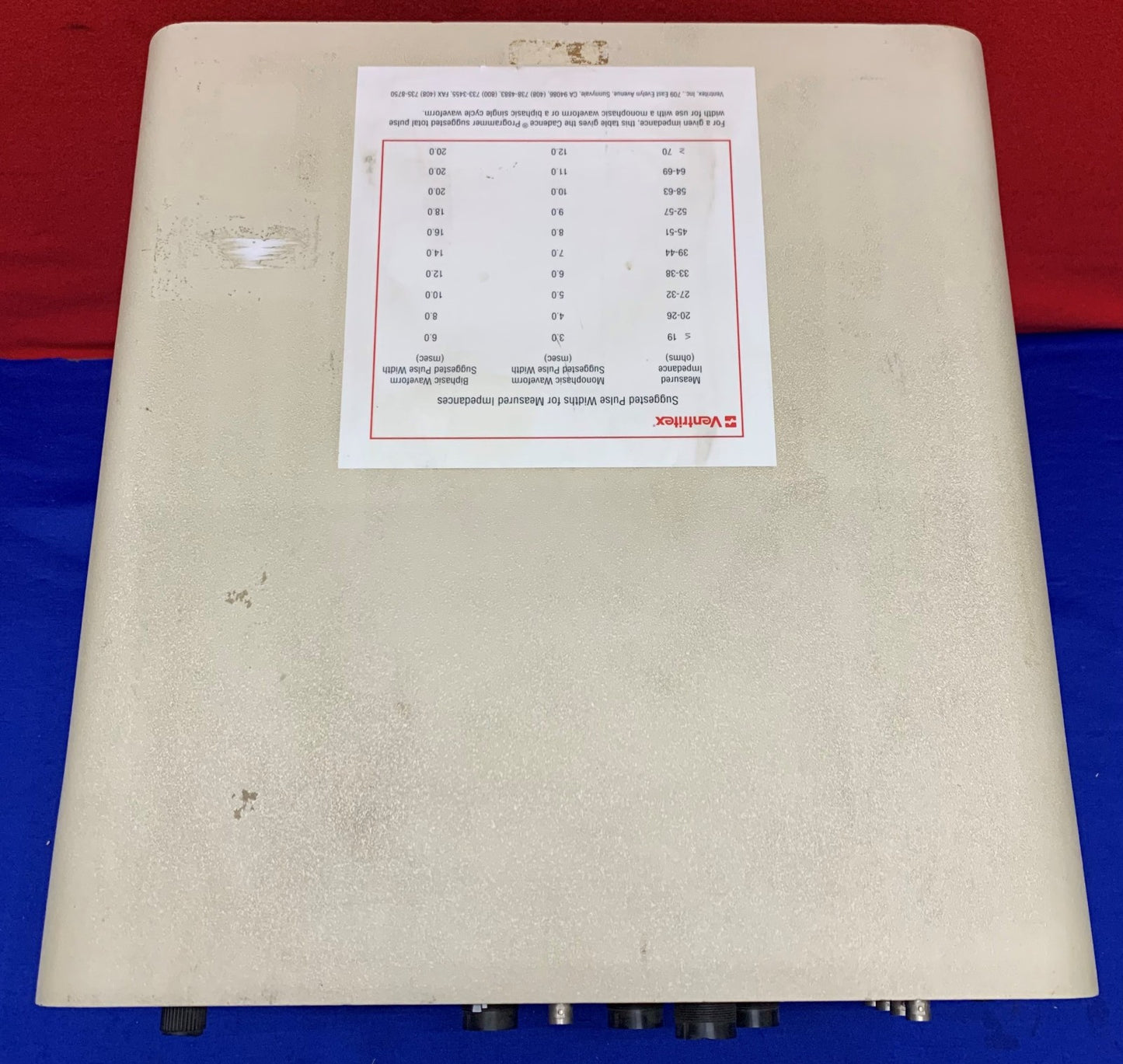 Ventritex  HVS HV0200 Unit/Monitor Pacing Analyzer External Stimulator for PARTS