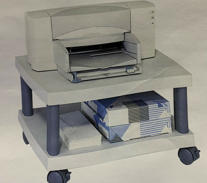 SAFCO Druckerständer 1861GR Grauer Druckerständer für unter den Schreibtisch