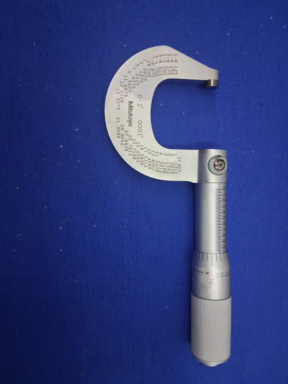 Mitutoyo 101-117 M225-1 Mechanical Outside Micrometer 1"-2" Range 0.001"