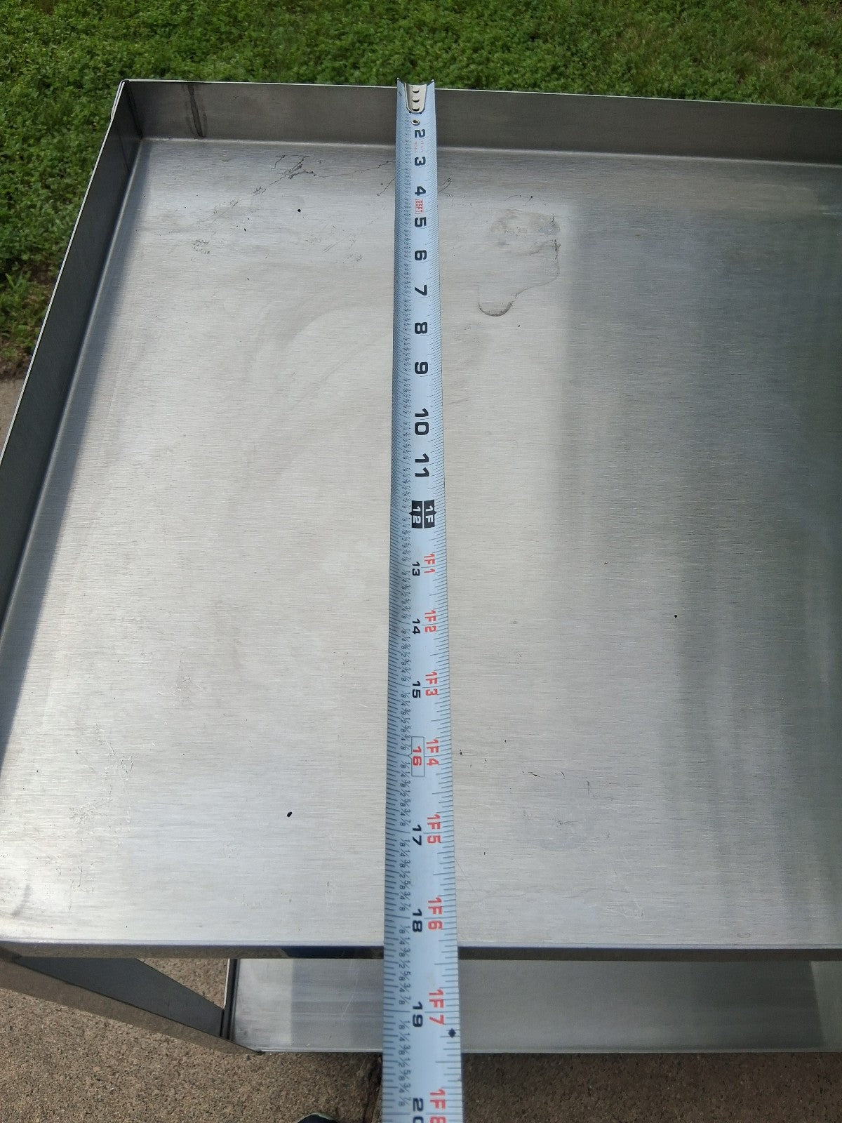 Jamco Stainless Steel Cart 18" x 36"  2 Shelf With Lips Casters Utility Cart