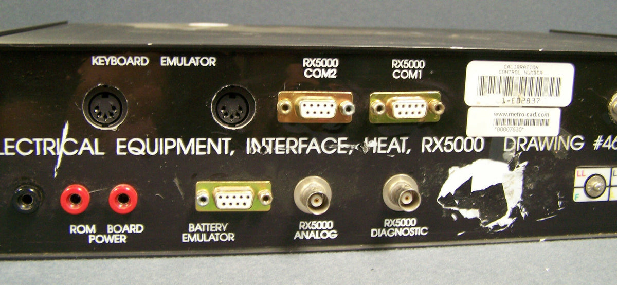 ELECTRICAL EQUIPMENT INTERFACE HEAT RX5000 SN 04