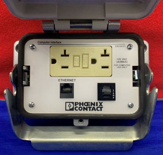 PHOENIX CONTACT 5604431 HC-P:RJ45 CAT5 GFCI 3A COMPUTERINTERFACE. 