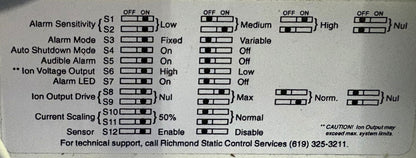 静電気制御サービス、自動バランスパルスフローコントローラ、AB 250 部品修理