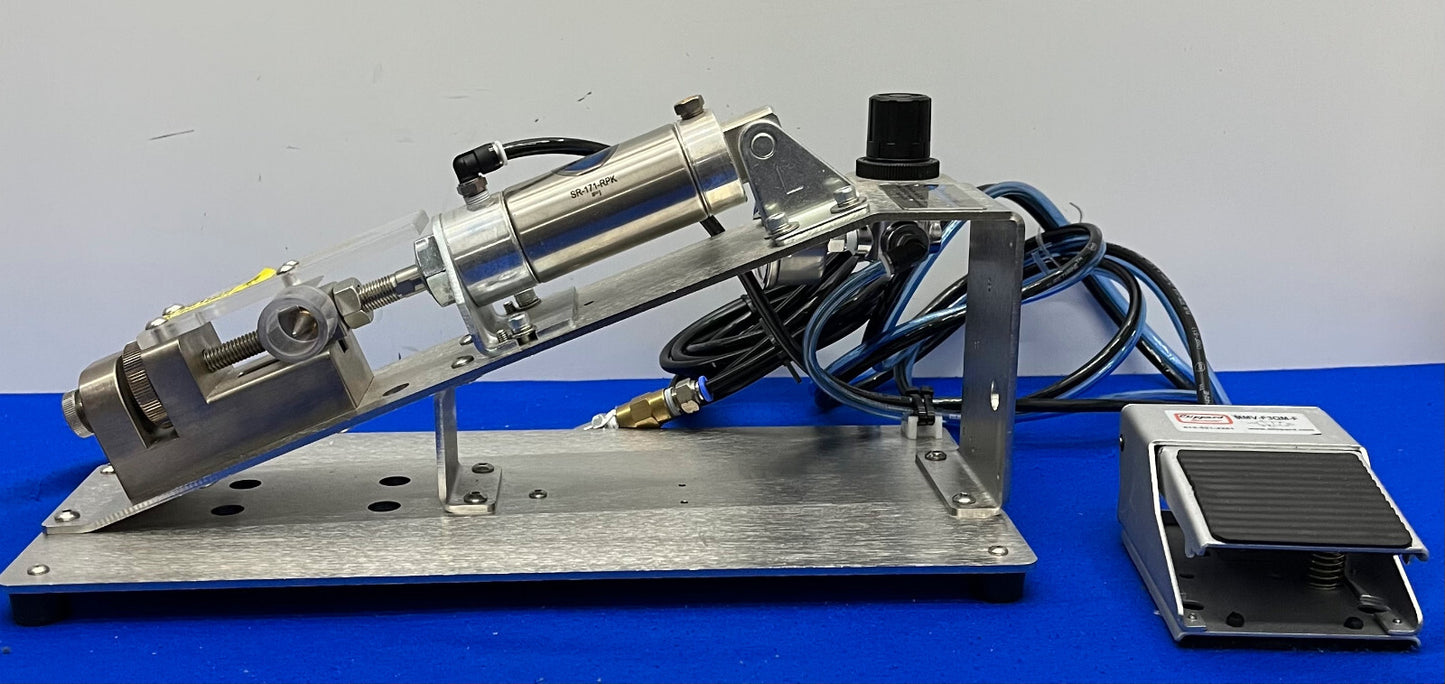 CLEAN ROOM APPARATEN CRD200 BUIZENEXPANDER MET ROESTVRIJSTALEN VOET EN PEDAAL