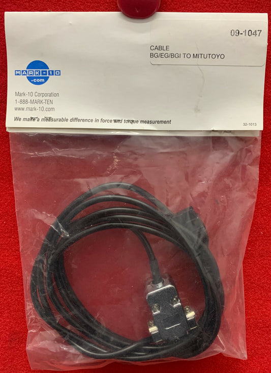 MARK-10 09-1047 ケーブル BG/EG/BGI から MITUTOYO レガシー ゲージ、MITUTOYO SPC へ