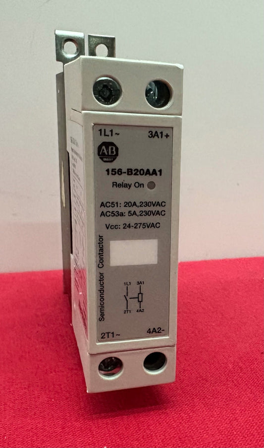 Allen Bradley AB 156-B20AA1 SER A 1 PHASE SEMICONDUCTOR CONTACTOR