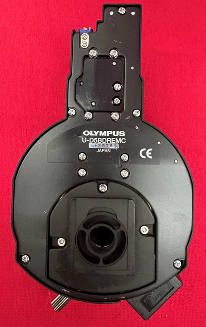 OLYMPUS U-D5BDREMC 5 POSITION MOTORIZED OBJECTIVE TURRET NOSEPIECE PARTS/REPAIR
