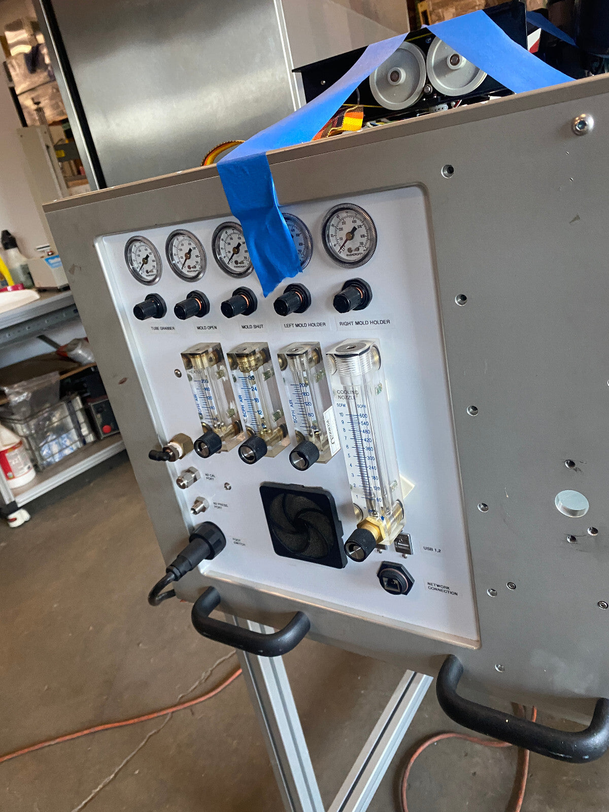 LOTE DE 2 SISTEMAS DE SOPLADO DE GLOBOS MSI Machine Solutions BBM700-100 Piezas/Reparación