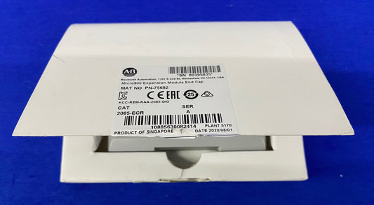 AB ROCKWELL PN-75682 CAT 2085-ECR SER A MICRO 800 EXPANSION MODULE END CAP
