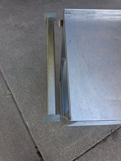 UPDATE INTERNATIONAL BC-2415SS STAINLESS STEEL BUS CART 3 SHELF 24" X 16" X 31"