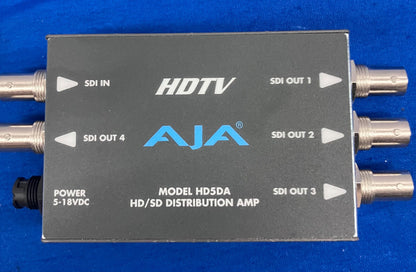 AMPLIFICADOR DE DISTRIBUCIÓN DIGITAL SERIE HD-SDI / SDI AJA HD5DA 