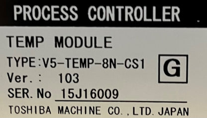 Contrôleur de processus de module de température Toshiba V5-TEMP-8N-CS1 Ver. 103 Moulage par injection