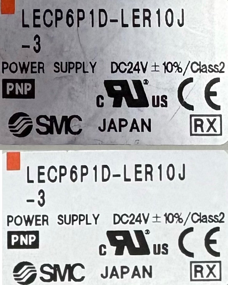 SMC LE MOTOR DRIVE LECP6P1D-LER10J-3 ELECTRIC ACTUATOR - 1 LOT QTY 2