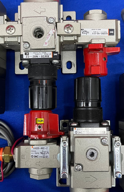 数量 4 - SMC フィルタ レギュレータ アセンブリ ユニット NAV2000-N02-5DZ、AW20-1097245-00-1
