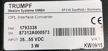 TRUMPF 1793338 OPL-INTERFACE-OMVORMER