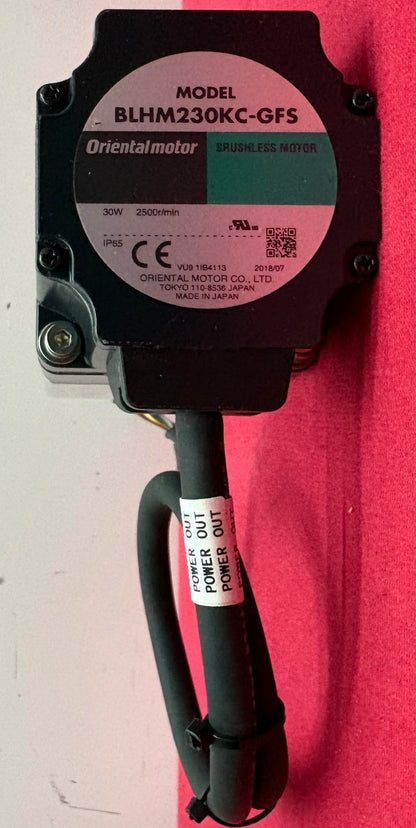 ORIENTALMOTOR ORIENTAL MOTOR  BRUSHLESS MOTOR BLHM230KC-GFS w/ GFS2G20 GEAR HEAD