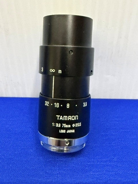 Tamron 1A1HB 75mm 1:3.9 Fixed C-Mount Industrial Machine Vision CCTV Lens USED