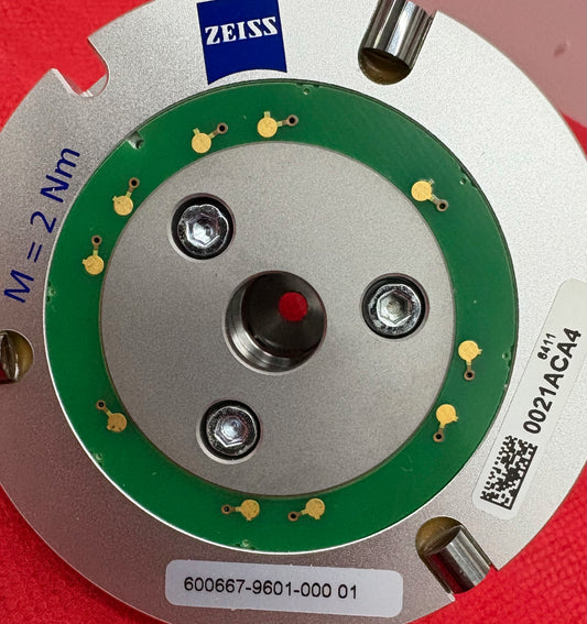 ZEISS 600667-9601-000 01 ADAPTER REFERENCE PLATE FOR VAST/MT M=2Nm