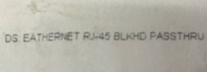 TE CONNECTIVITY RJ-45 EATHERNET NERO PASSANTE PASSANTE JACK PARATIA