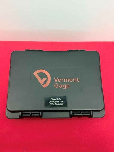 Vermont Gage Class X  Go Over / Under Gage Pin Set 0.0114 Nominal 23 of 25 Pins