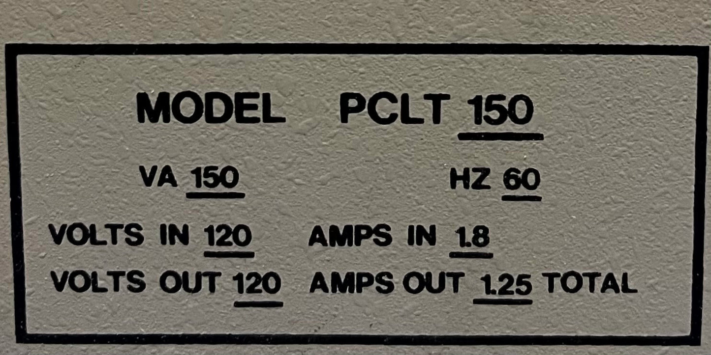 LINETAMER PCLT 150 CONDIZIONATORE DI LINEA 150VA 60HZ IN 120 OUT 120