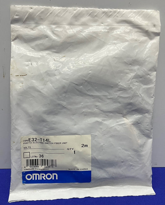 UNITÀ SENSORE IN FIBRA INTERRUTTORE FOTOELETTRICO OMRON E32-T14L