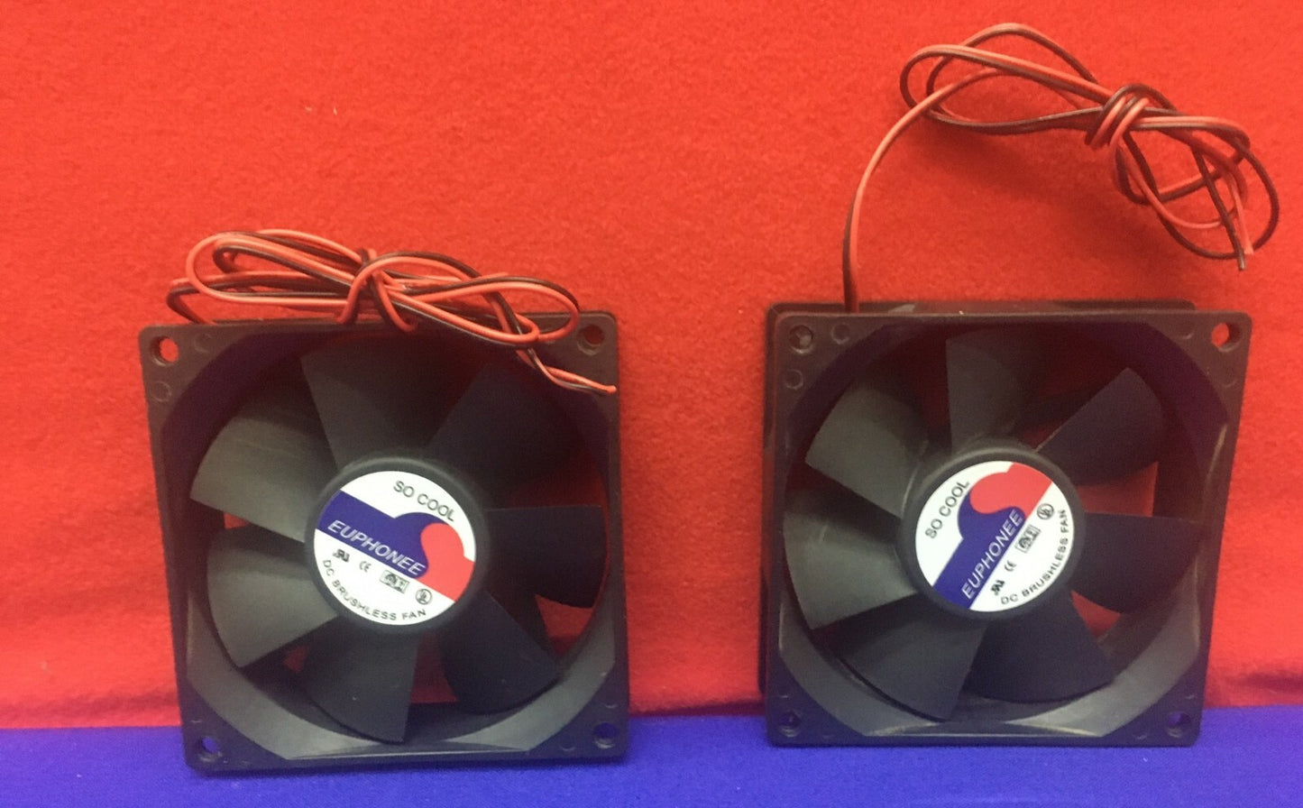 1 LOT MIT 2 STÜCKEN - EUPHONEE ELECTRONICS DC BÜRSTENLOSE LÜFTER 12 V 0,20 A 