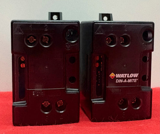 WATLOW DIN-A-MITE DA10-24C0-0000 SOLID STATE POWER CONTROL - 1 LOT QTY 2