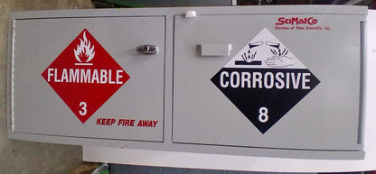 SciMatCo SC2060 Stak-a-Cab Wooden Safety Cabinet Combo Acid Flammable
