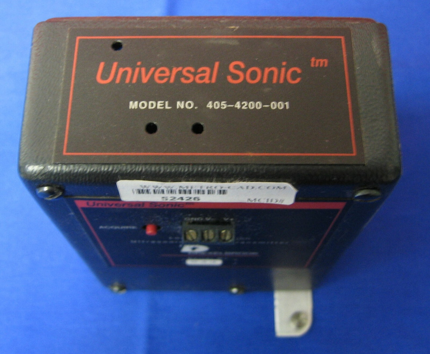 TRANSMETTEUR DE NIVEAU ULTRASONIQUE UNIVERSEL DREXELBROOK; VERSION LOGICIELLE 2.4; 