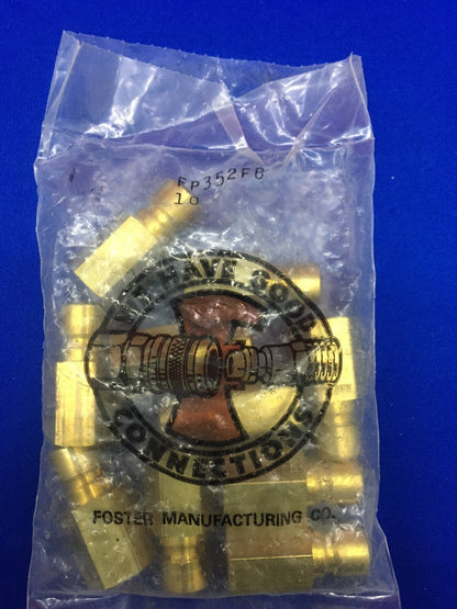 FOSTER FP352FB SPINA A SGANCIAMENTO RAPIDO 1/4" FPT - FILETTATURA FEMMINA CORPO 3/8" OTTONE