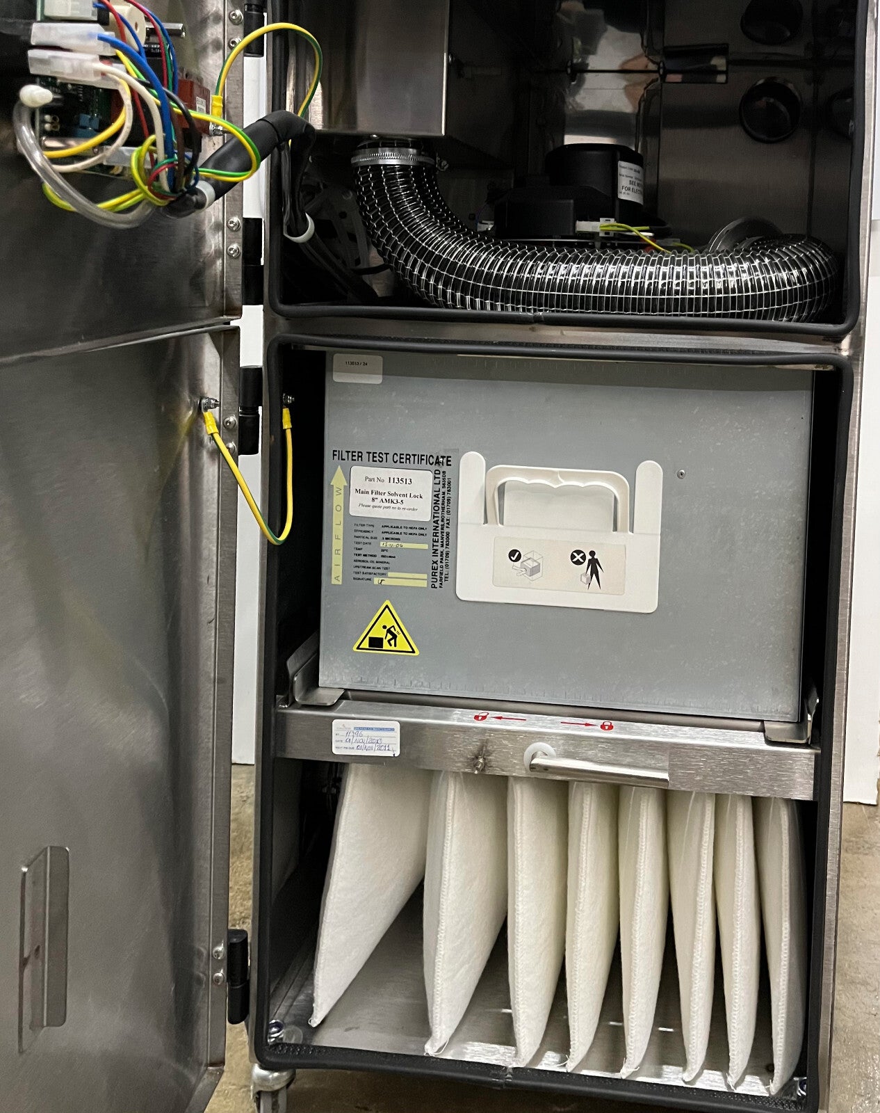 SISTEMA DI ESTRAZIONE FUMI PORTATILE PUREX LASEREX LX INKJET 400 0AL4106 PARTI/RIPARAZIONE